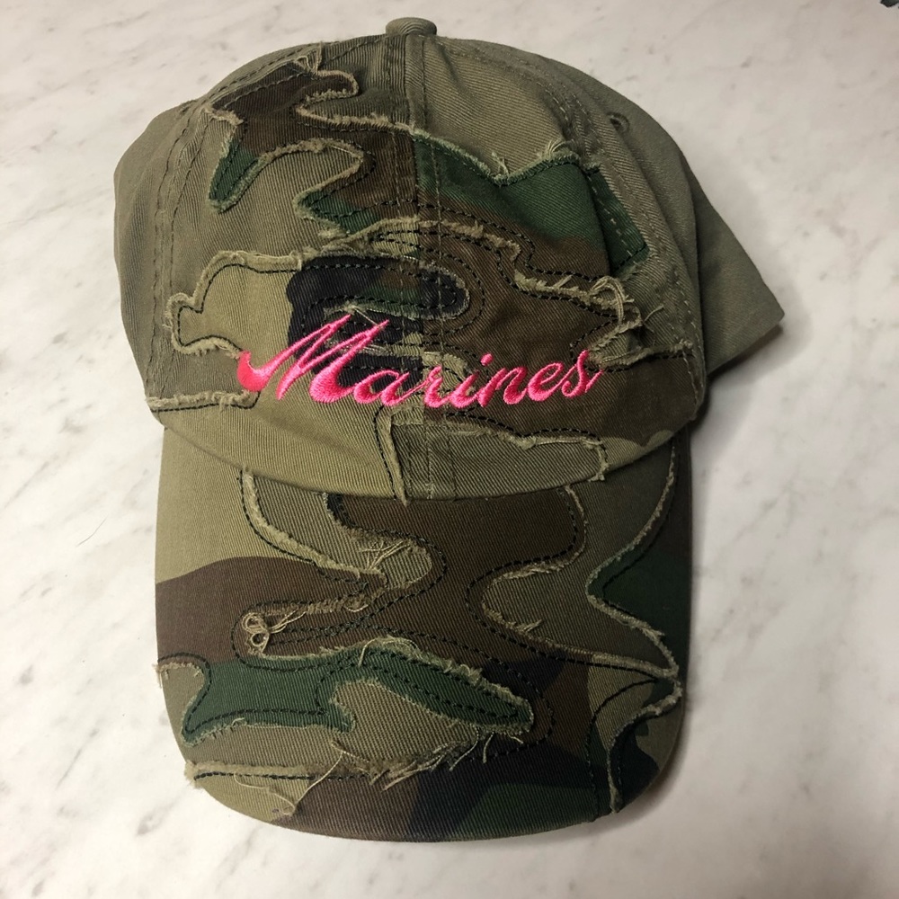 Camo USMC cap